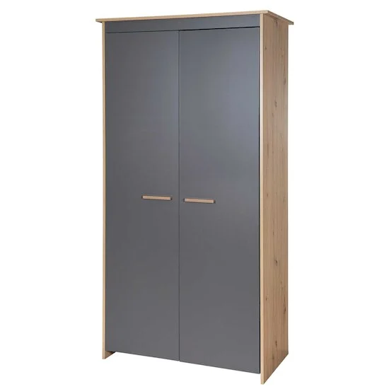 Anna Armoire 2 portes   Anthracite        de               Roba