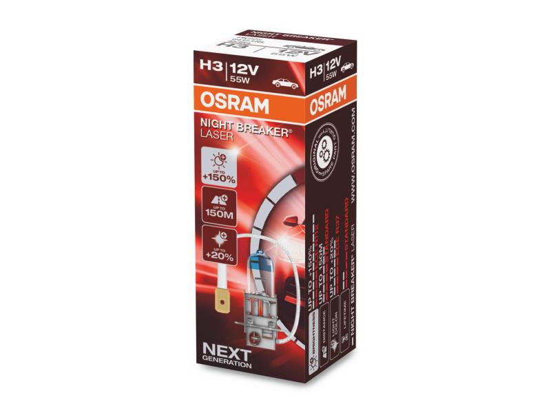 OSRAM H3 NIGHT BREAKER LASER PKW Leuchte (H3) für PKW