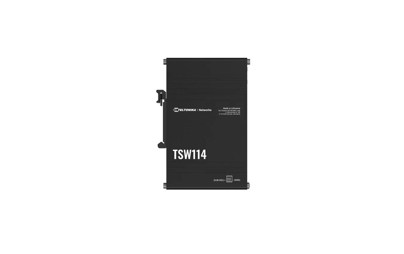 Rail Switch TSW114 5 PortSwitch mit DIN-Schiene