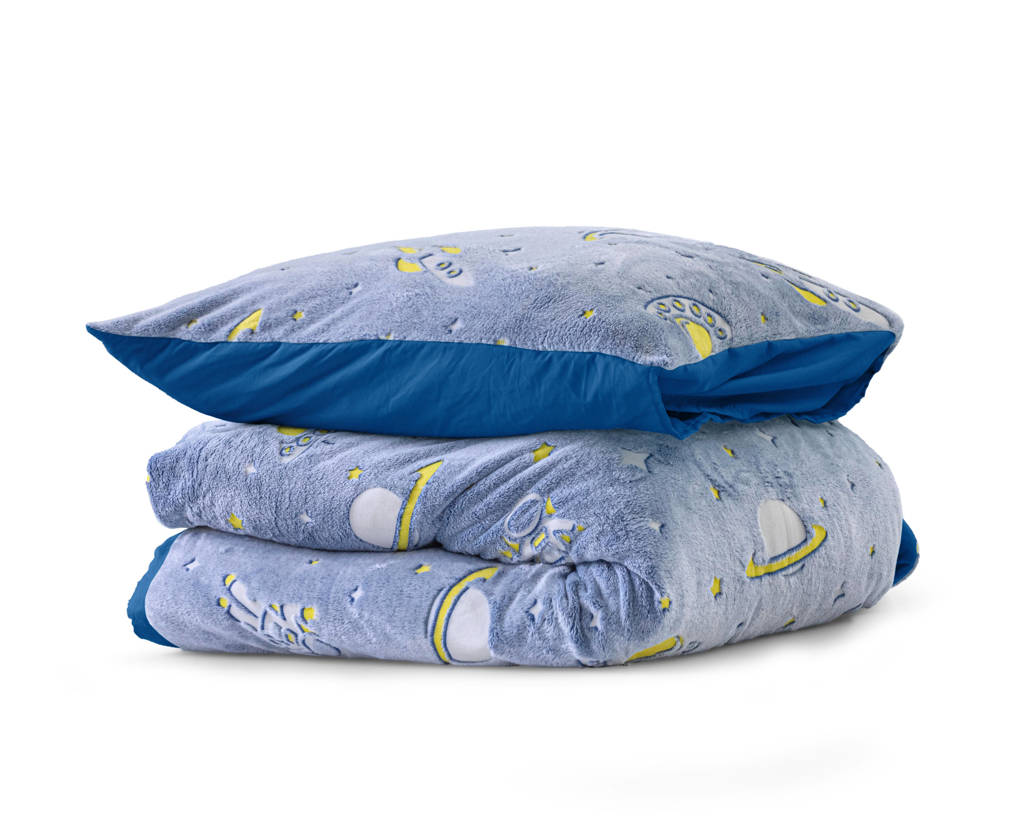 fleece dekbedovertrek 1 persoons (140x220 cm)