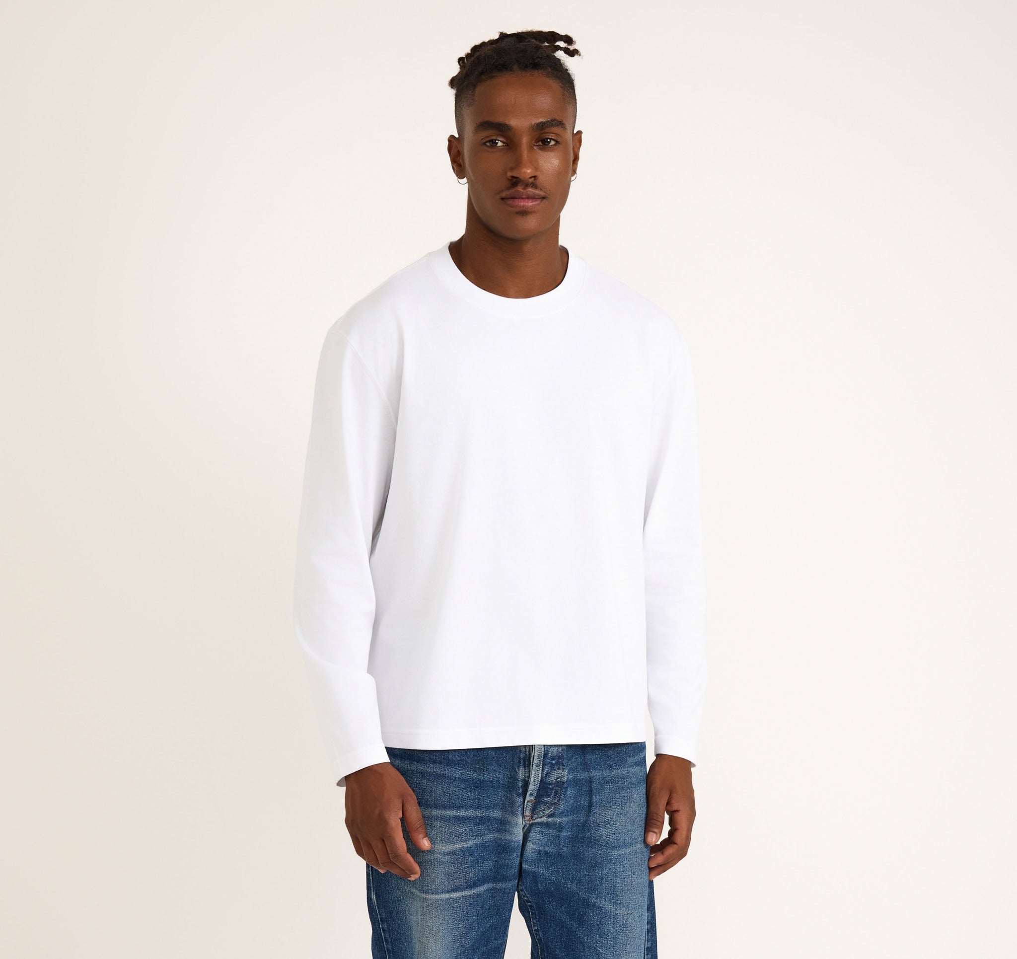 ORGANIC COTTON<br>True Heavy Boxy Fit Long Sleeve Tee
