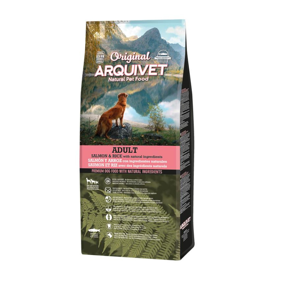 Ração Arquivet Adult Original Salmão e Arroz para cães