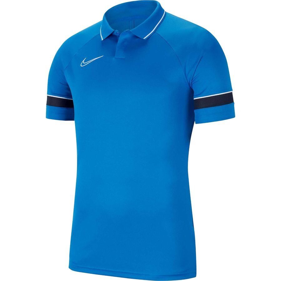 Nike Polo Dri-FIT Academy 21 - Bleu/Bleu Foncé/Blanc Enfant