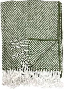 Dutch Decor plaid Josefien groen 140 x 180 cm