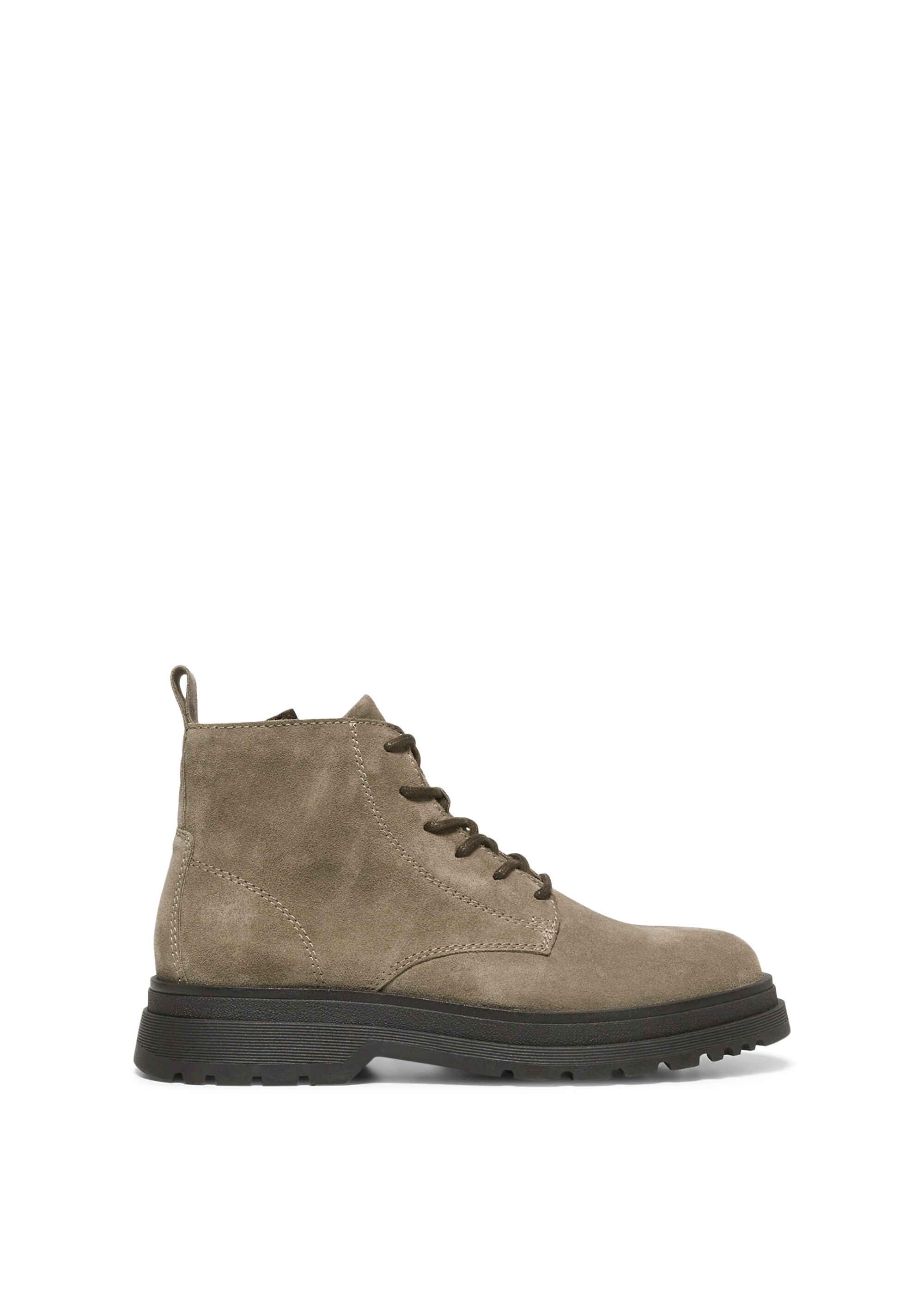 Schnürstiefel mit praktischem Innenzipper