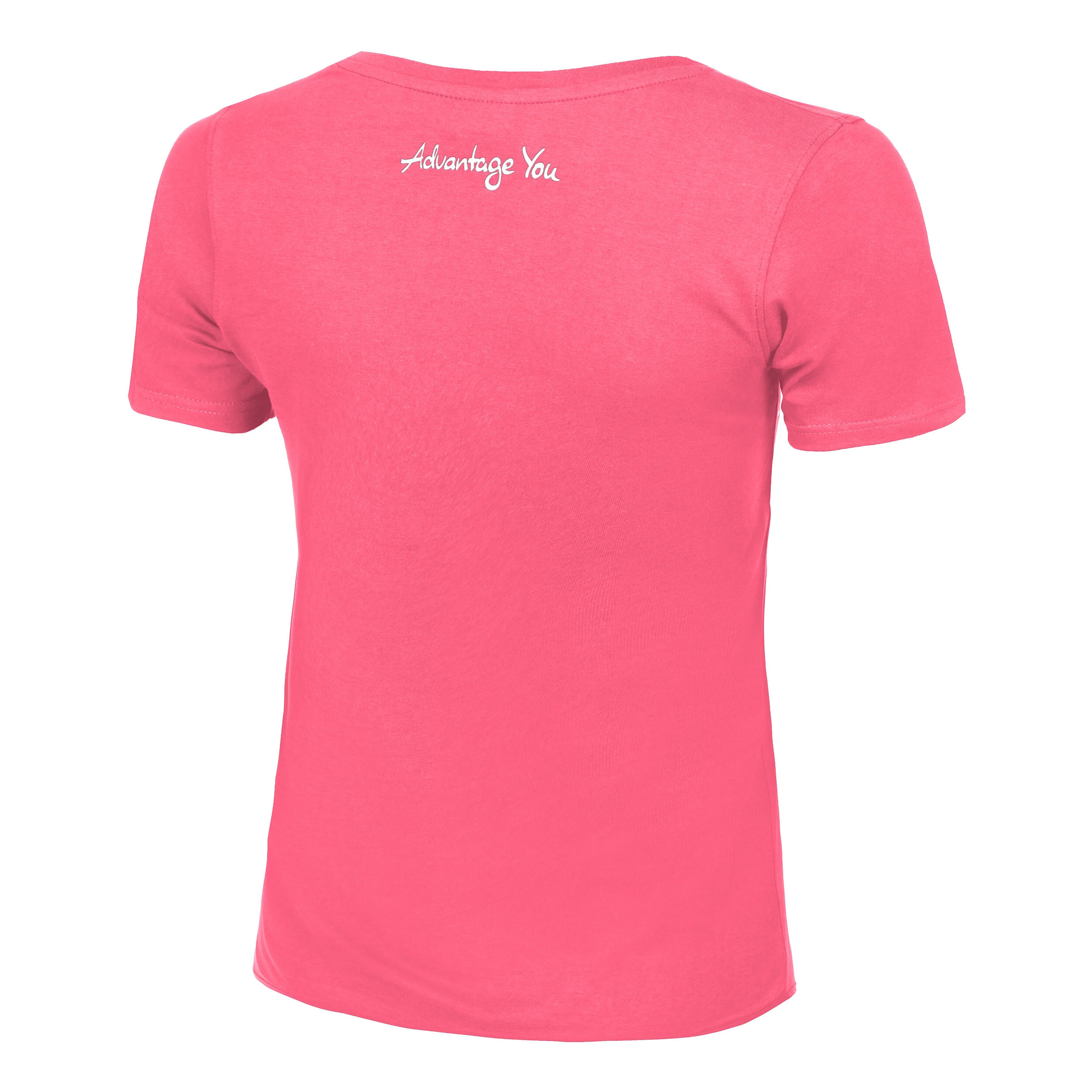 Tennis-Point Basic Cotton T-shirt Femmes - Pink , Blanc