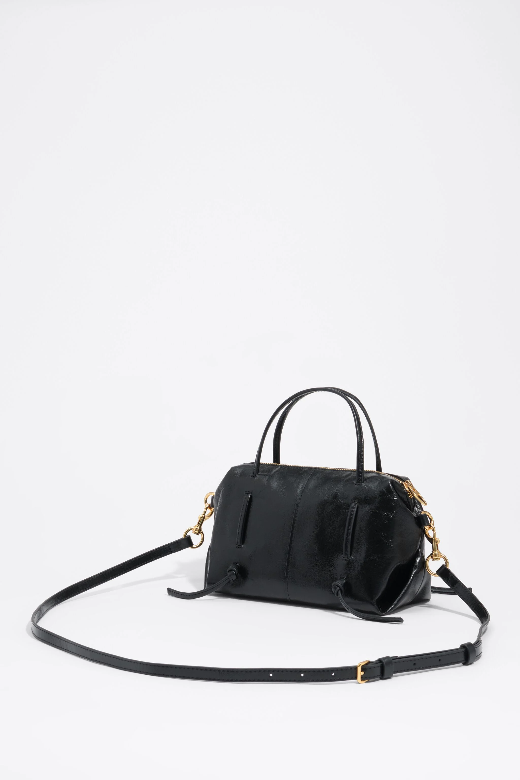 Bolsa mini Lolita de couro preto