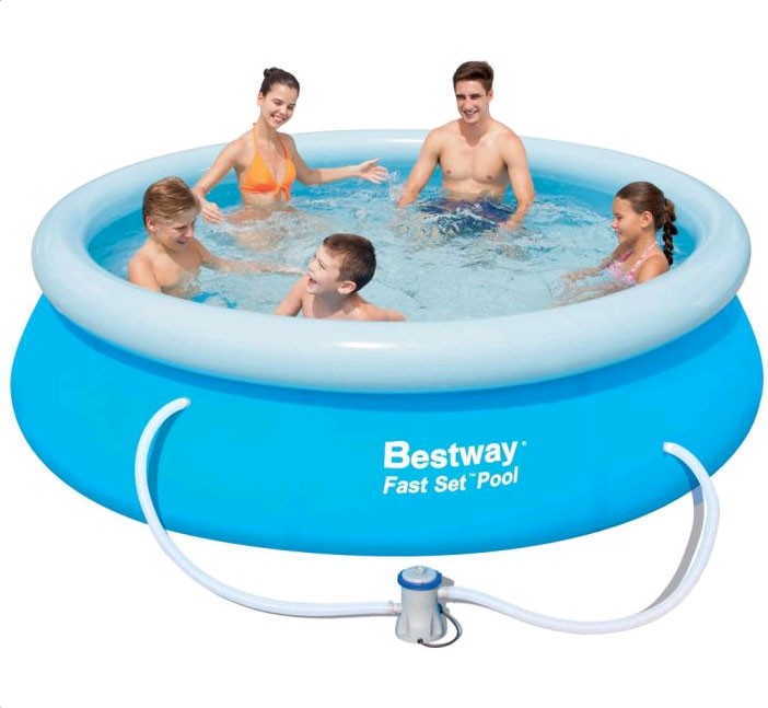 Bestway – Fast Set Pool 305x76cm med pumpe - 3638 Liter