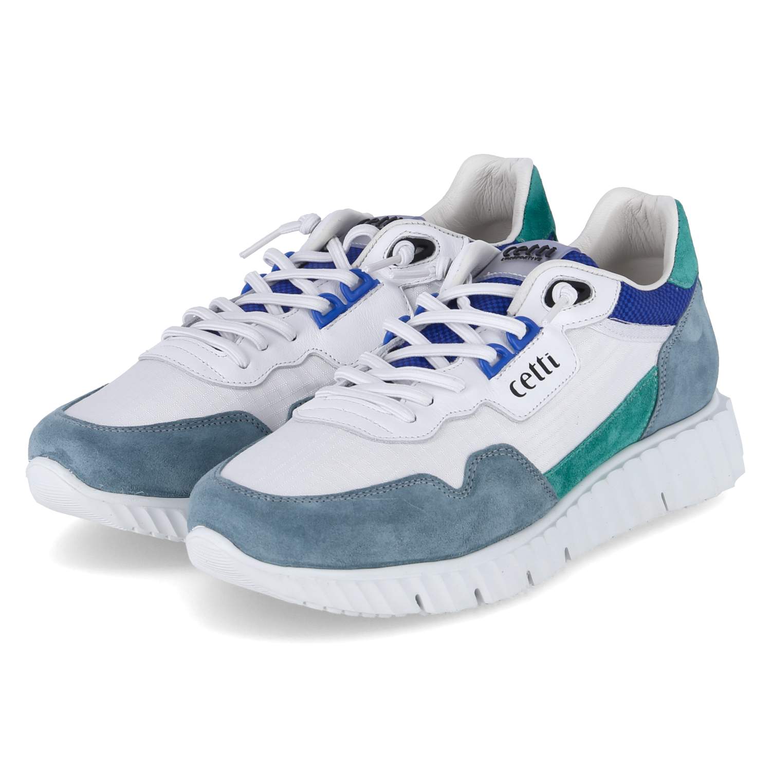 Cetti Low Sneaker - jeans white