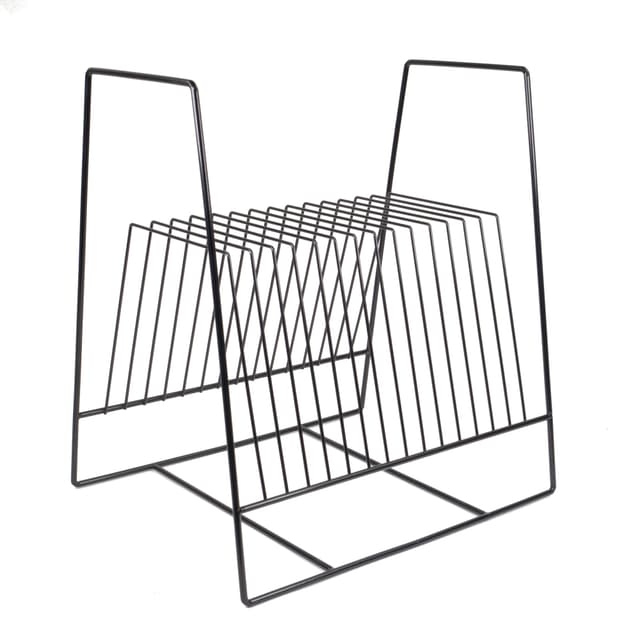 Studio 57 Vinylplade stand i metal (Sort)