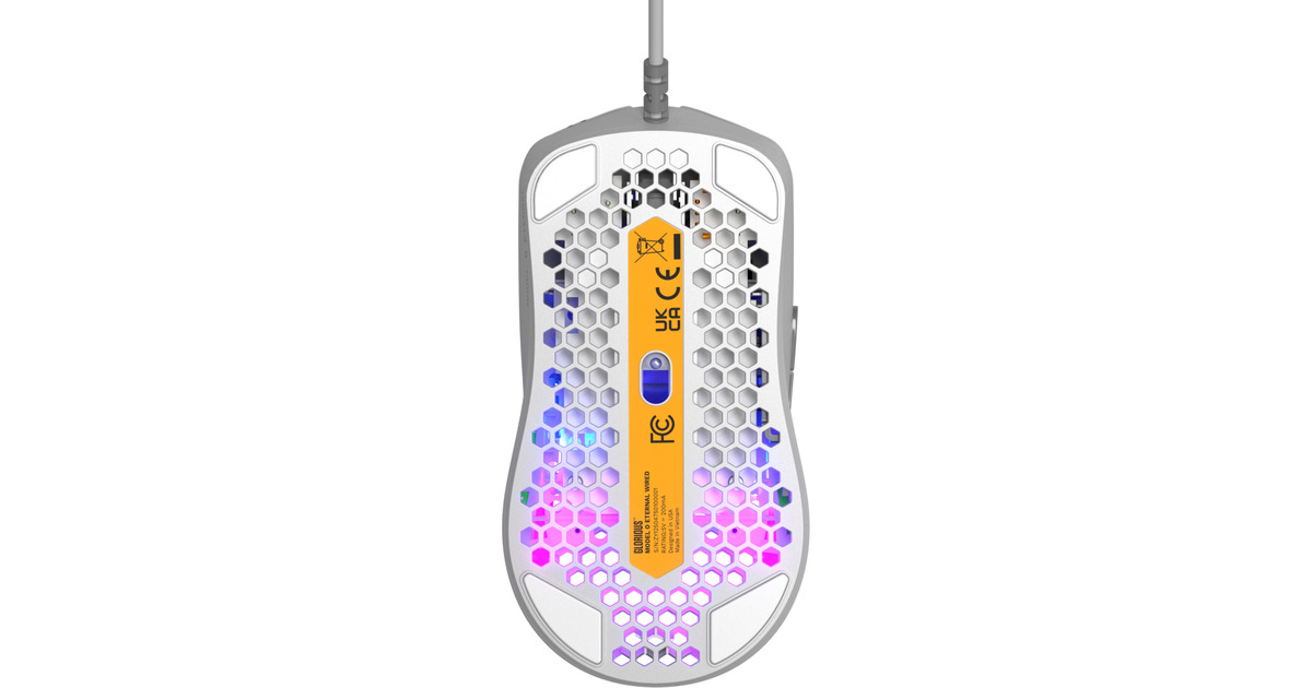 GloriousModel O Eternal gaming muis  (Wit, 100 - 12.000 DPI, RGB)