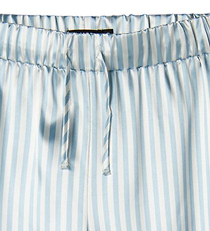 LMTD Natt?j - NlfNightystripe - Blåe Fog/White Alyssum