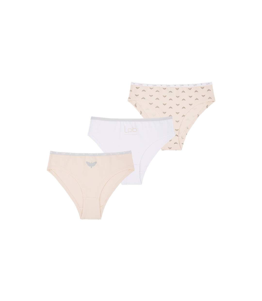 Culotte Femme Coton, Lingerie Femme Hypoallergénique, Confortable et Douce (Lot de 3)