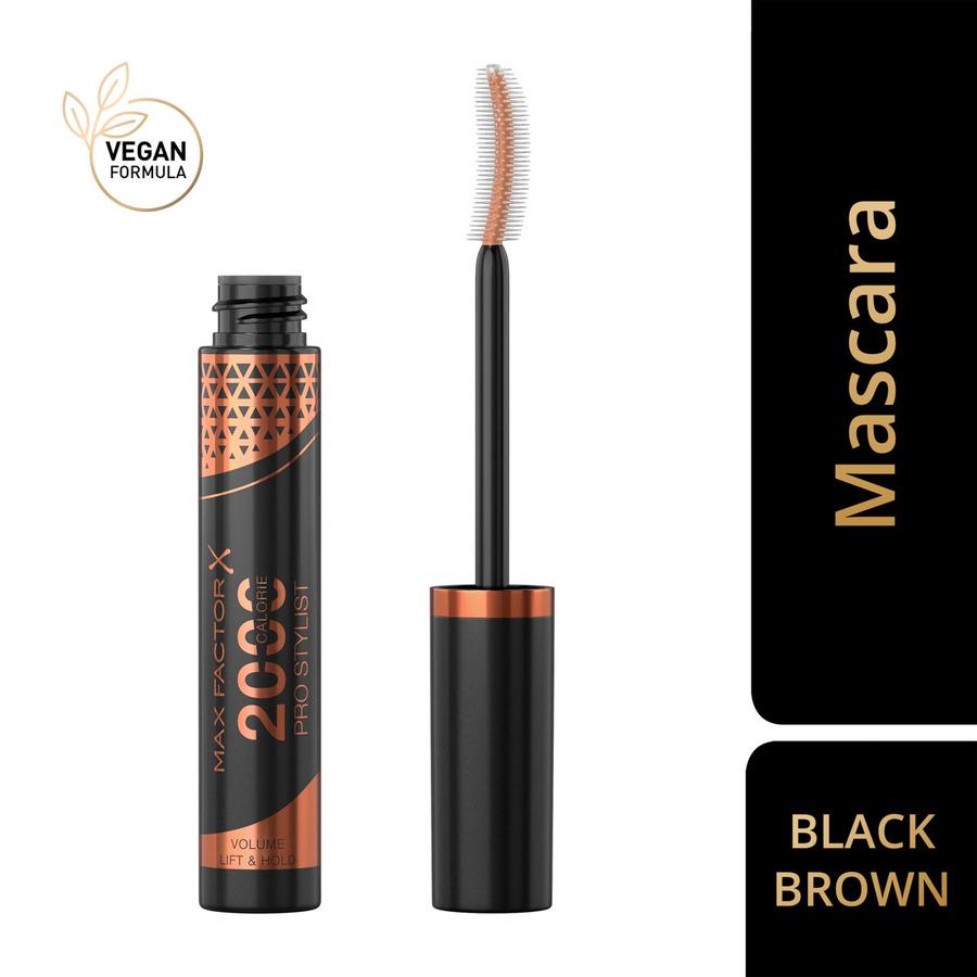 Max Factor 2000 Calorie Pro Stylist Mascara Black Brown 9ml
