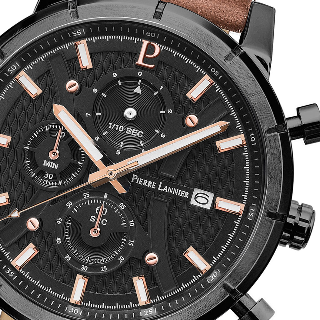 Montre Pierre Lannier Criterium Noir