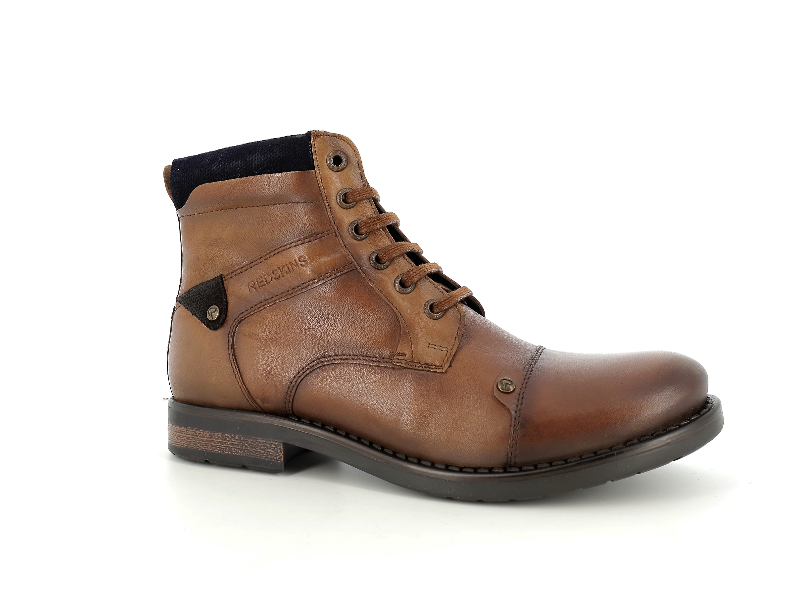 Redskins-NERVOUS Cuir Cognac