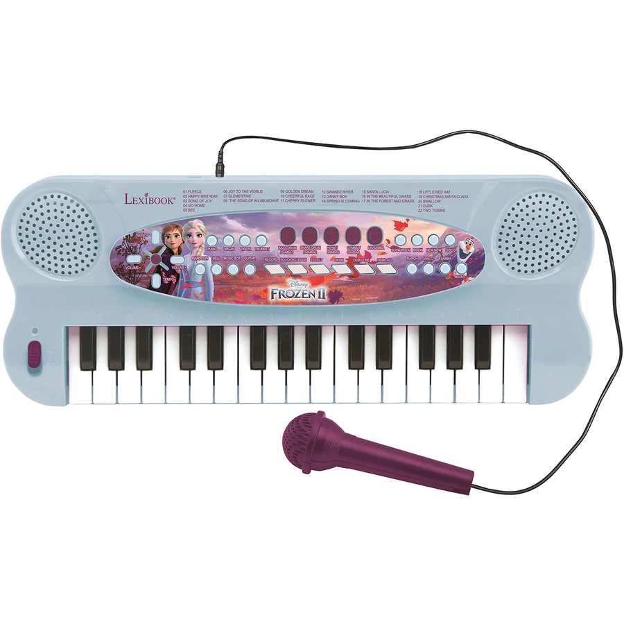 LEXIBOOK  Eiskönigin 2 - 32 Tasten Piano mit Mikrofon zum Singen