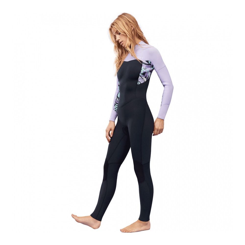 Roxy SWS BZ - Combinaison intégrale 4/3 mm Femme anthracite splash yw