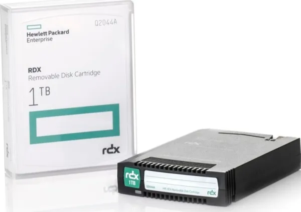 HPE RDX - RDX-kassette - 1 TB / 2 TB - for ProLiant MicroServer Gen10, ML350 Gen11