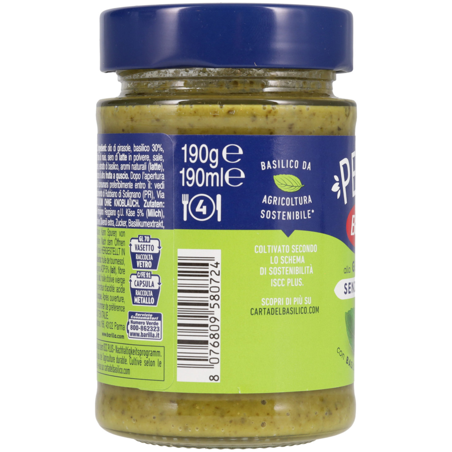 Barilla Pesto Genovese Senza Aglio