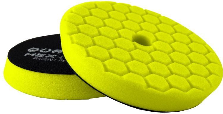 Chemical Guys - Hex-Logic Quantum Heavy Cutting Pad - Geel - Foam - 150 mm