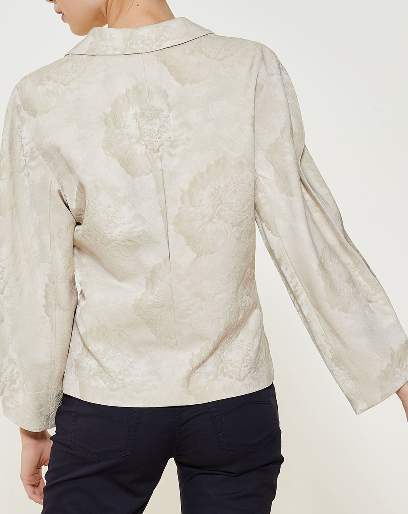 Giorgio Armani Veste à imprimé floral beige