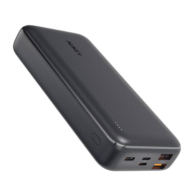 Powerbank Aukey PB-N74S, 20000mAh, 20W PD, 22,5W SCP (sort)