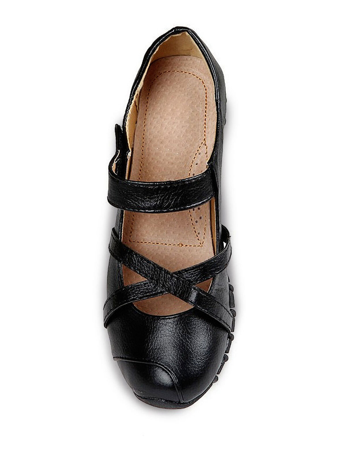 Ballerines Bienestar grandes tailles- Noir