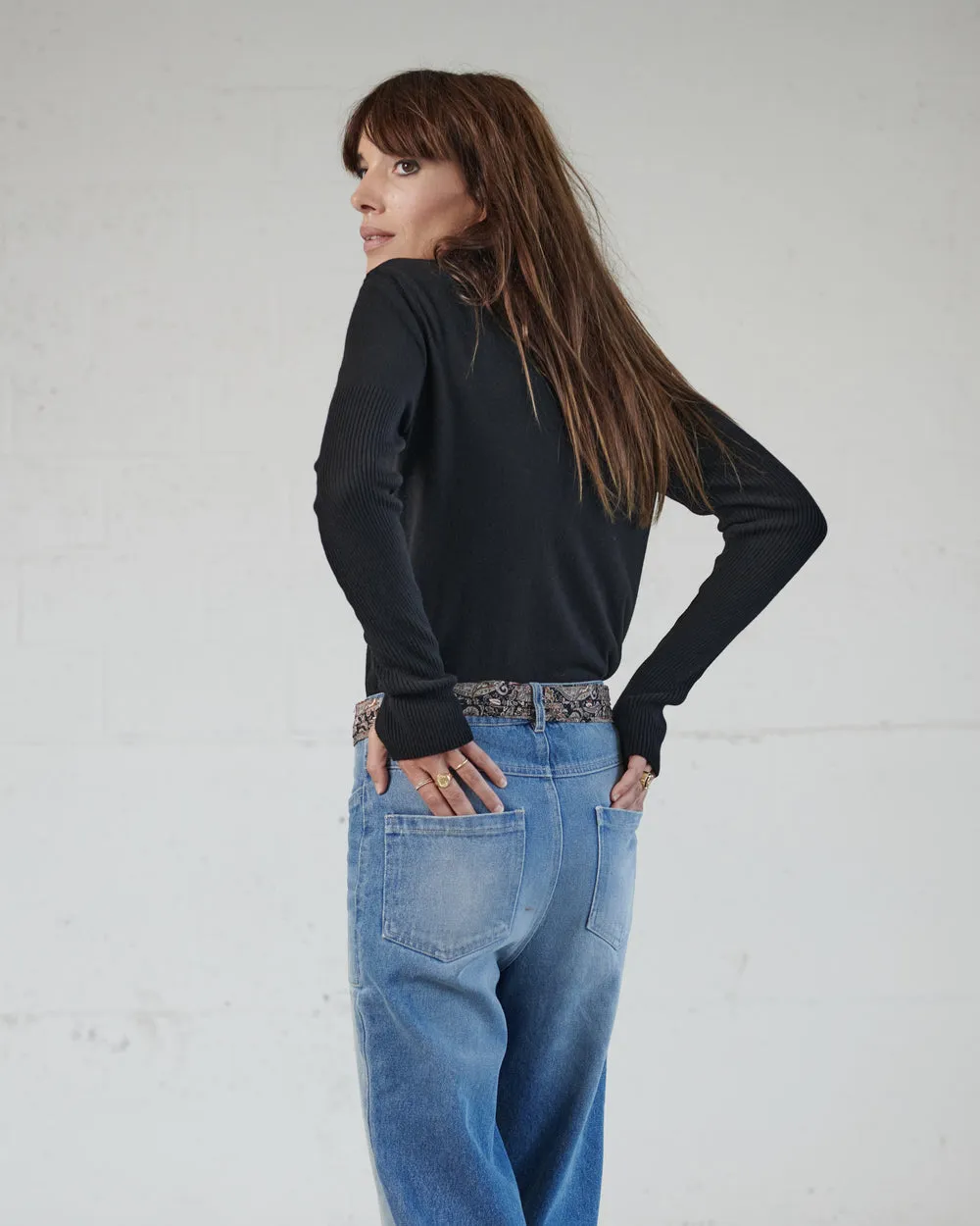 Pull à col roulé Math Sarah de Saint Hubert