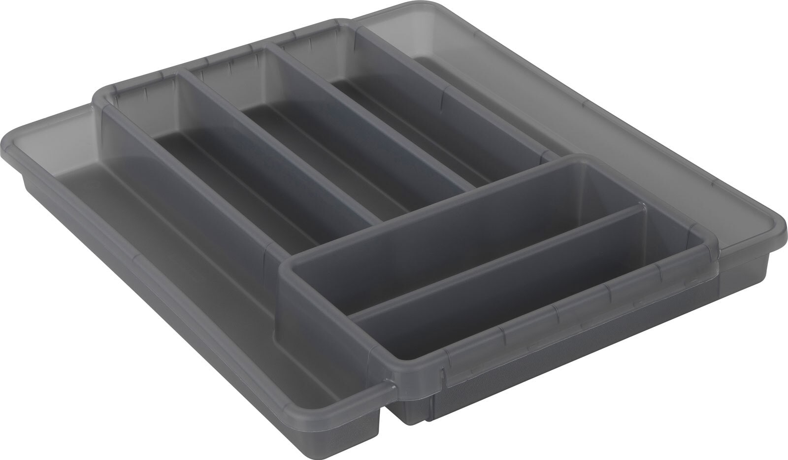 rotho Besteckkasten DOMINO grau