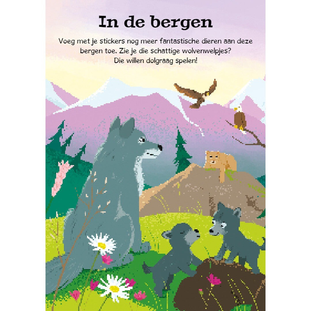 Uitgeverij rebo superstickers in de natuur