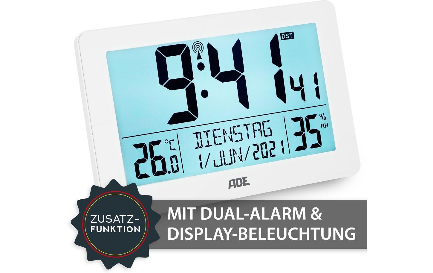 Funkuhr XXL-ZiffernDigitaler Funkwecker