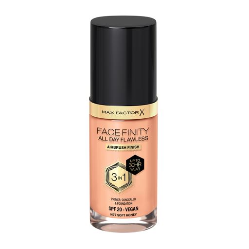 Max Factor Facefinity All Day Flawless 3 In 1 Foundation, N77