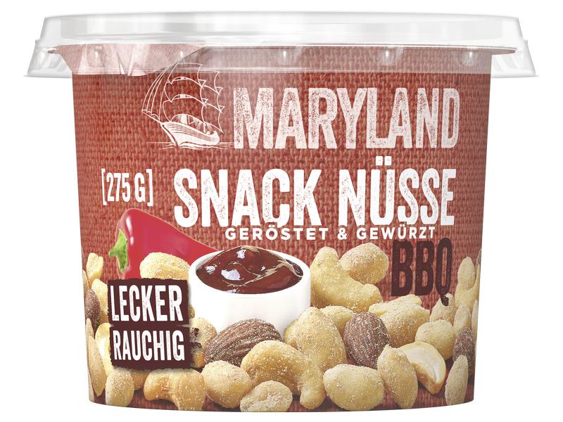 Maryland Snack Nüsse BBQ 275 g Mix aus gerösteten Erdnüssen, Mandeln und Cashews