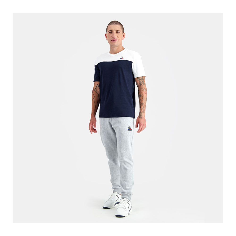 Le Coq Sportif BAT N°3 - Tee-shirt sky captain/new optical white
