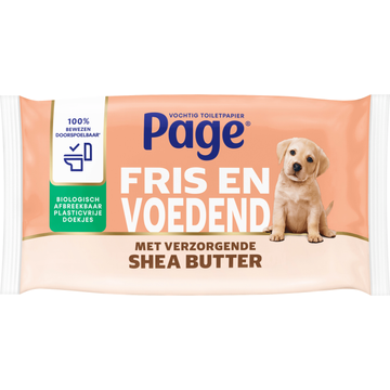 Page Vochtig Toiletpapier Shea Butter 38 Stuks