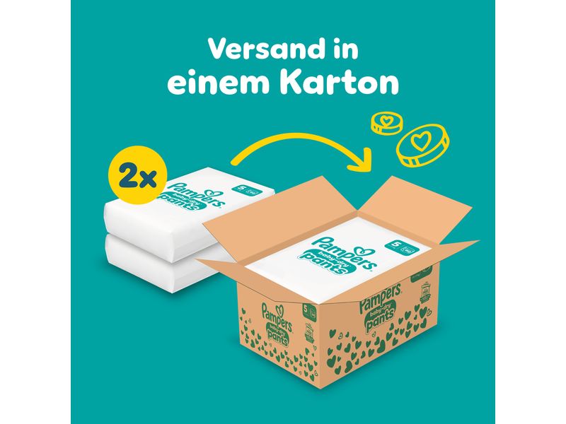 Pampers Windeln Baby Dry Pants Junior Grösse 5 Monatsbox 12-17 kg, 160 Stück