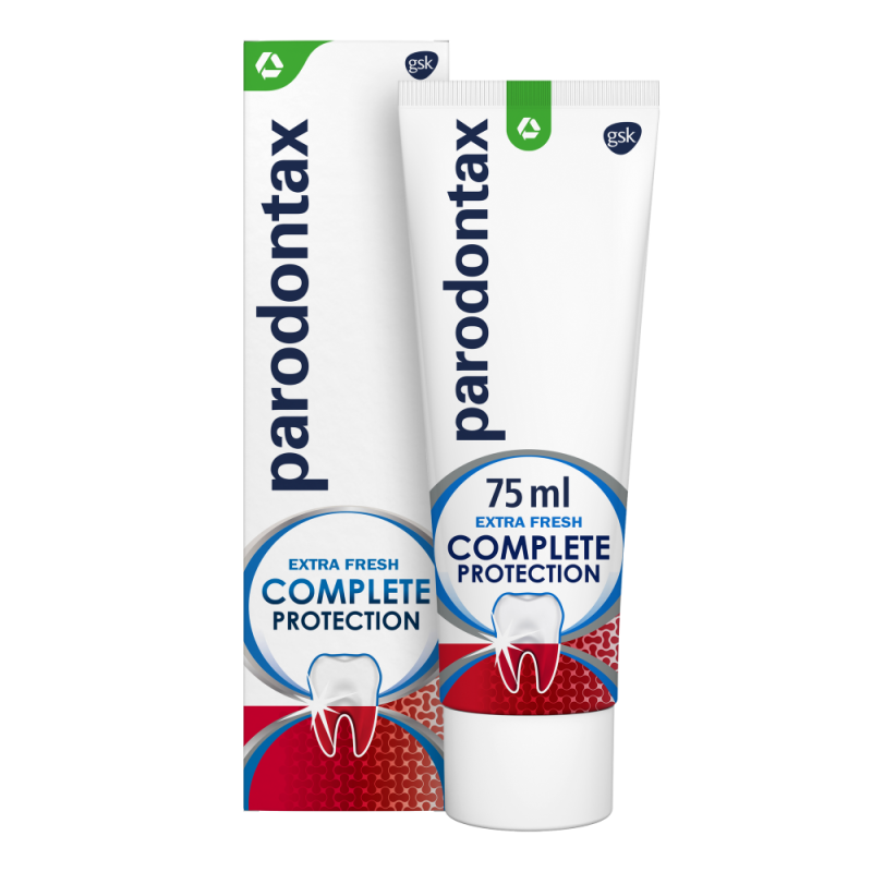 Parodontax Complete Protection Extra Fresh Tandpasta Tegen Bloedend Tandvlees 75 ML
