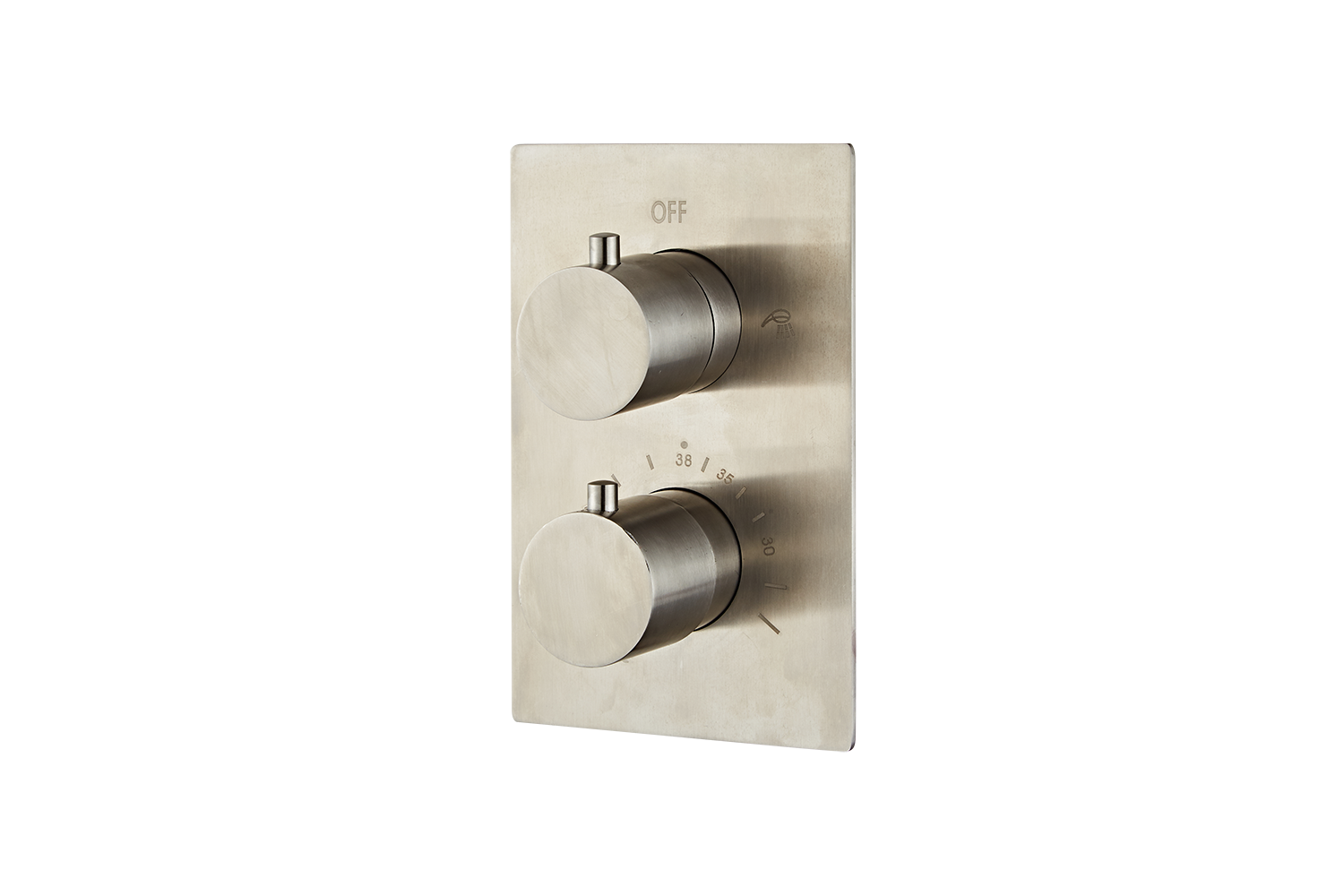 Saniclear Exclusive volledig 304 RVS inbouw regendouche 20cm met staaf handdouche wandmontage