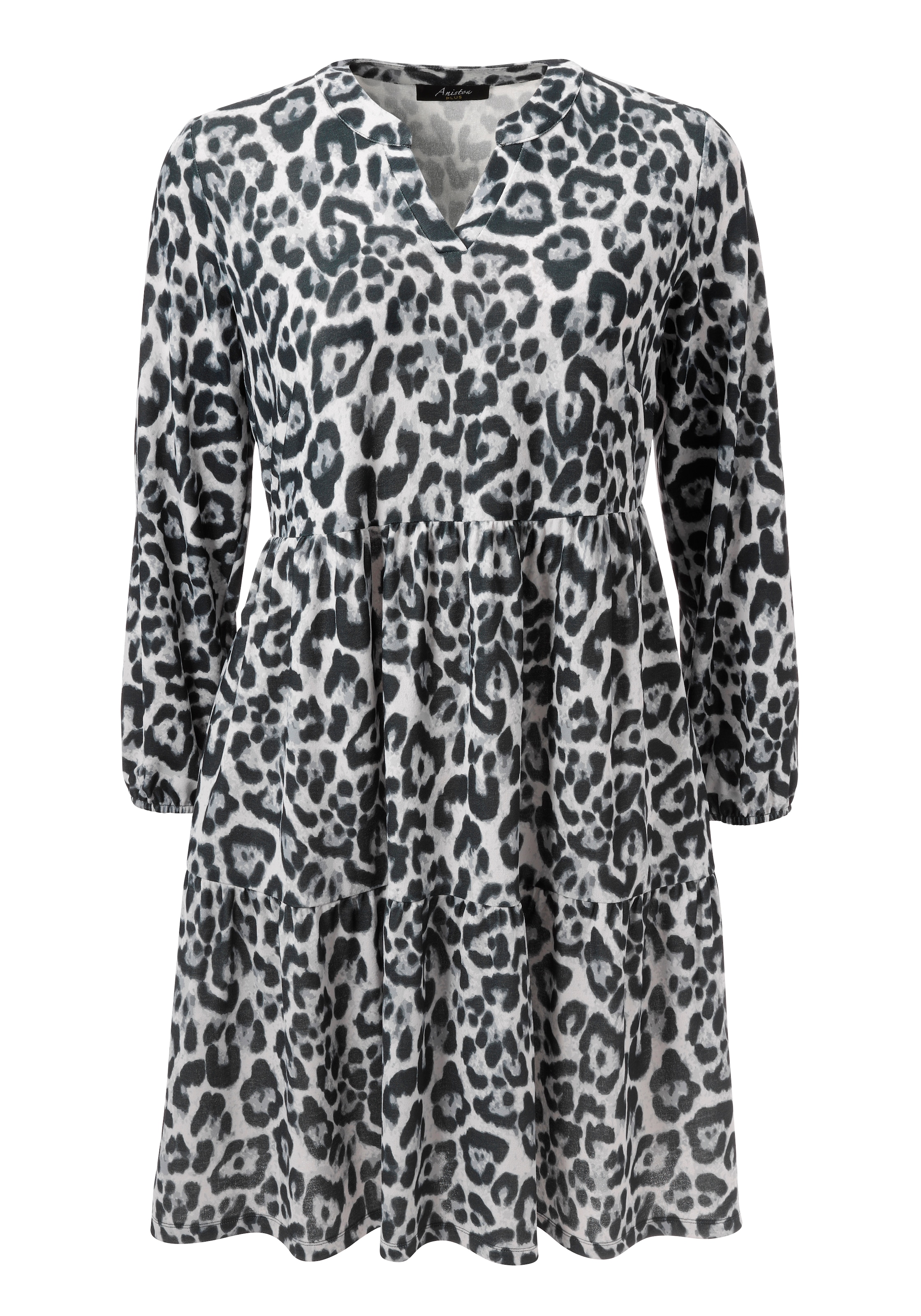 Aniston PLUS Druckkleid in schönem Animal-Print - NEUE KOLLEKTION