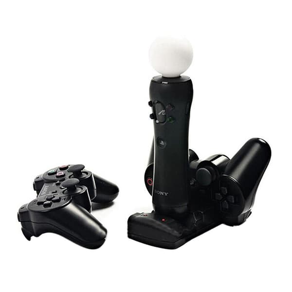 Playstation 3/PS3 Move Dobbelt ladestativ/ladestativ
