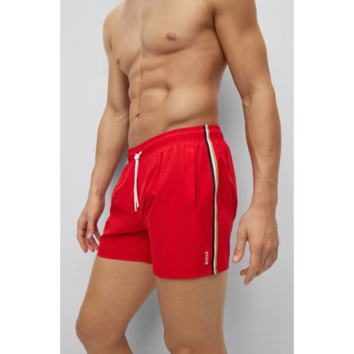 Boss Black Iconis Badebukser, Bright Red, S