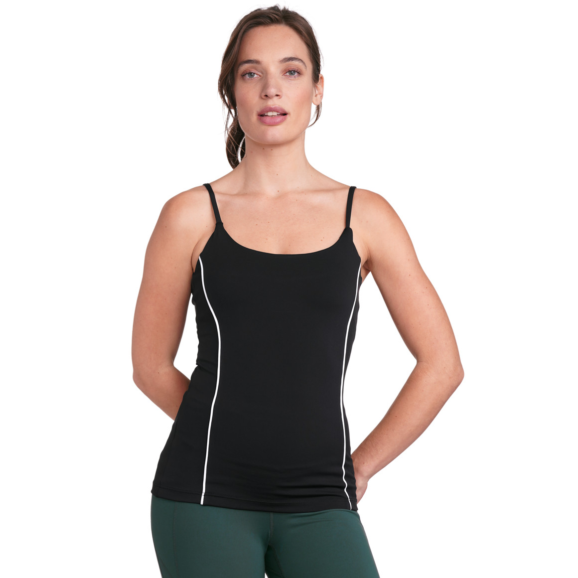 Gina Sports Damen Sport-Top aus Funktionsmaterial schwarz