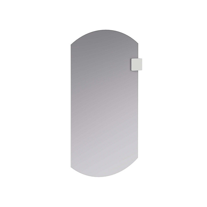 Miroir de salle de bains lumineux LED avec 1 spot H. 90 x L. 50 cm, Havana