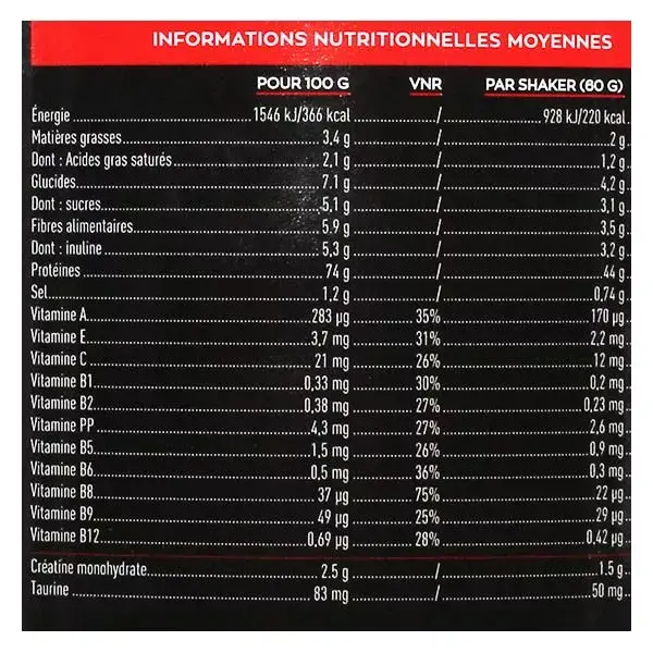 Eafit Mega Whey Goût Vanille 750g