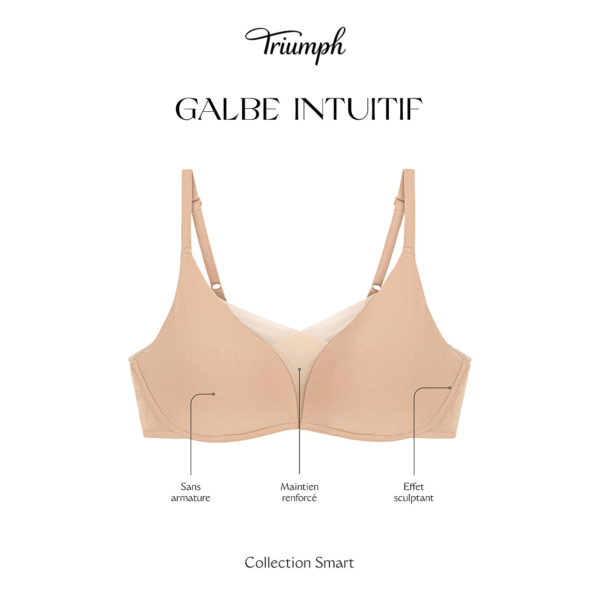 TRIUMPH<br>Sutiã sem aro Shape Smart
