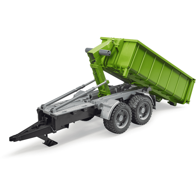 BRUDER 02035 Hakenlift-Anänger - für Traktoren