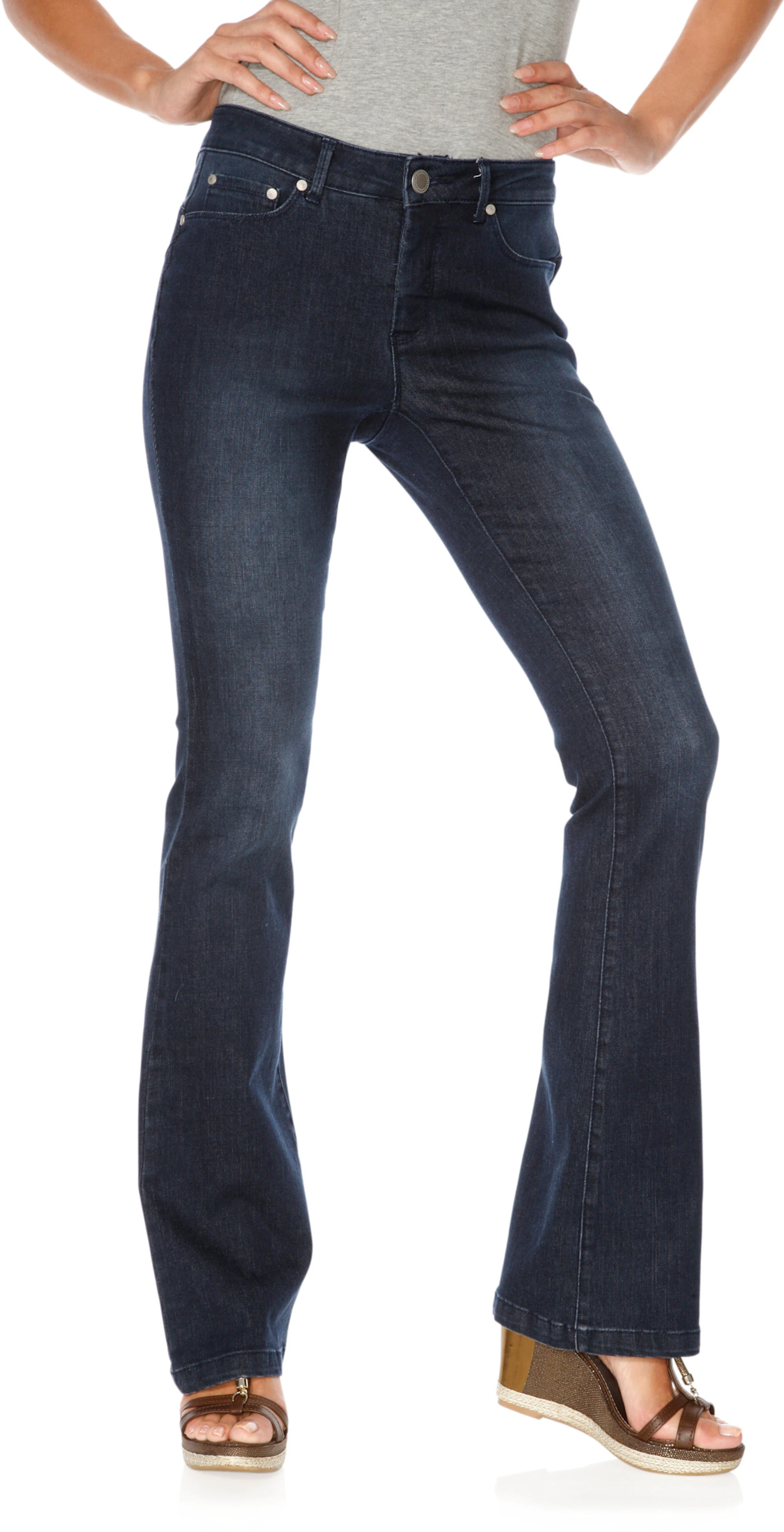 heine Bauchweg-Jeans in dark denim