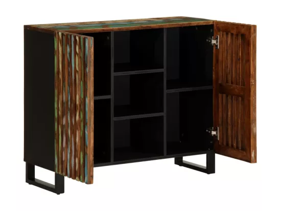Buffet 90x34x75 cm bois d'acacia massif