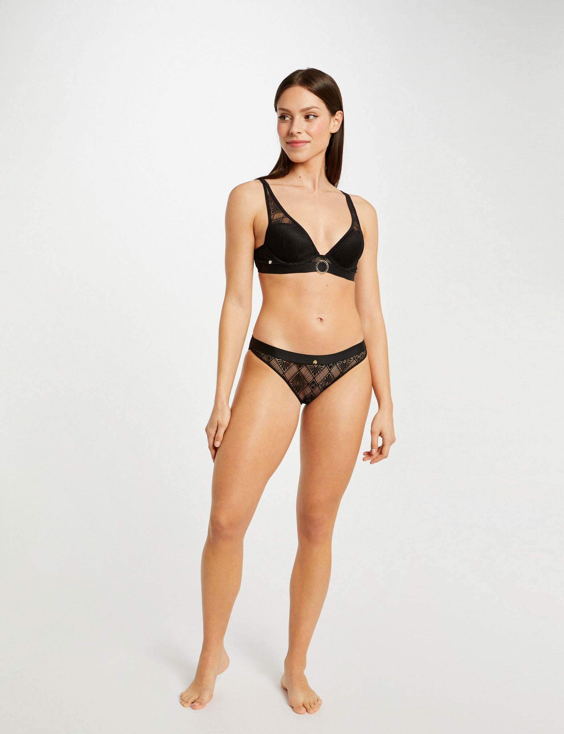Soutien-gorge coques noir femme - noir